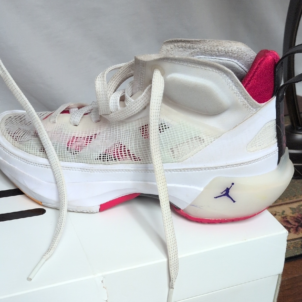 Jordan Kids Sneakers White and Red